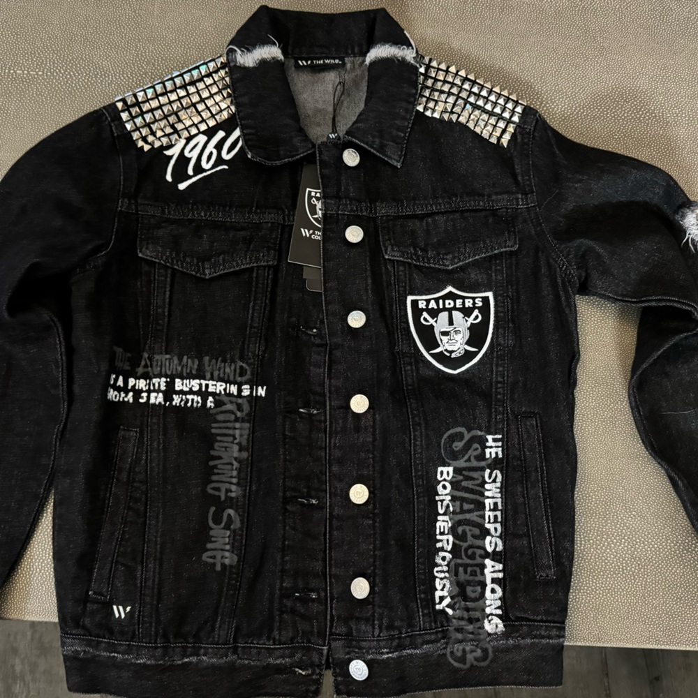Women’s Raiders denim jacket